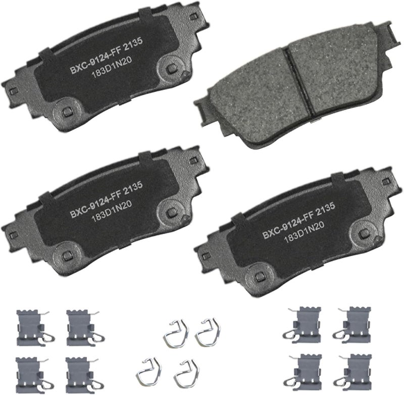 Bendix Premium SBC2135 Ceramic Rear Brake Pads for Mitsubishi Eclipse Cross 2020, Eclipse Cross 2024-2022, Outlander 2021-2017, Outlander PHEV 2023-2018 - Image 1